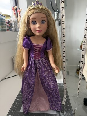 Jakks Pacific 18'' Disney Princess Tangled Rapunzel Jewel Doll Toddler Rare