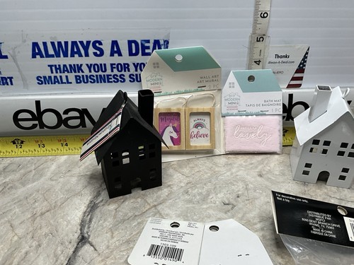 DIY Modern Mini LOT 7 PCS DOLL HOUSE Desert Set Cacti, BICYCLE, HOUSE, WALL ART - Picture 10 of 15