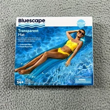 Bluescape Transparent Mat 5ft x 6 in Ages 14+ Up To 220lbs Swim Float New In Box