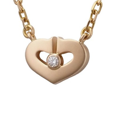 Cartier C Herz Collier Diamant 750PG P0063121
