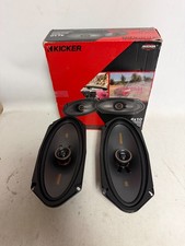 KICKER 51KSC41004 KS-Series 4x10 Coaxial Speakers with .5" tweeters, 4-Ohm, Pair