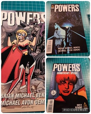 Powers Iconic Comics Lot Of 3 University Issue #12 13 & 16 Brian Michael Bendis