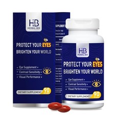 Eye Supplement with Lutein  Zeaxanthin for Vision, Blue Light Protection - 90