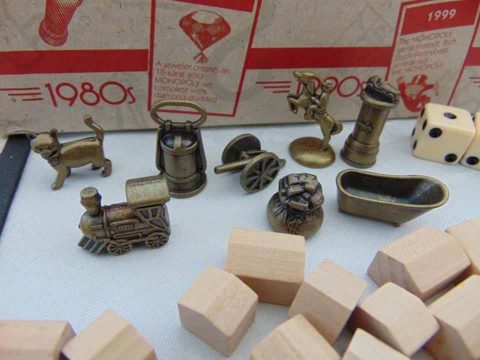 Vintage 2014 MONOPOLY Board Game 80th Anniversary Edition Parker Bros- Complete - Image 4 of 4