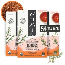 Organic Rooibos Tea 54 Microplastic Free Bags Caffeine South African Red
