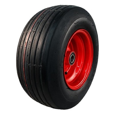 Komplettrad 16x6.50-8 KINGS TIRE V-3503 6PR Stahlfelge Rot