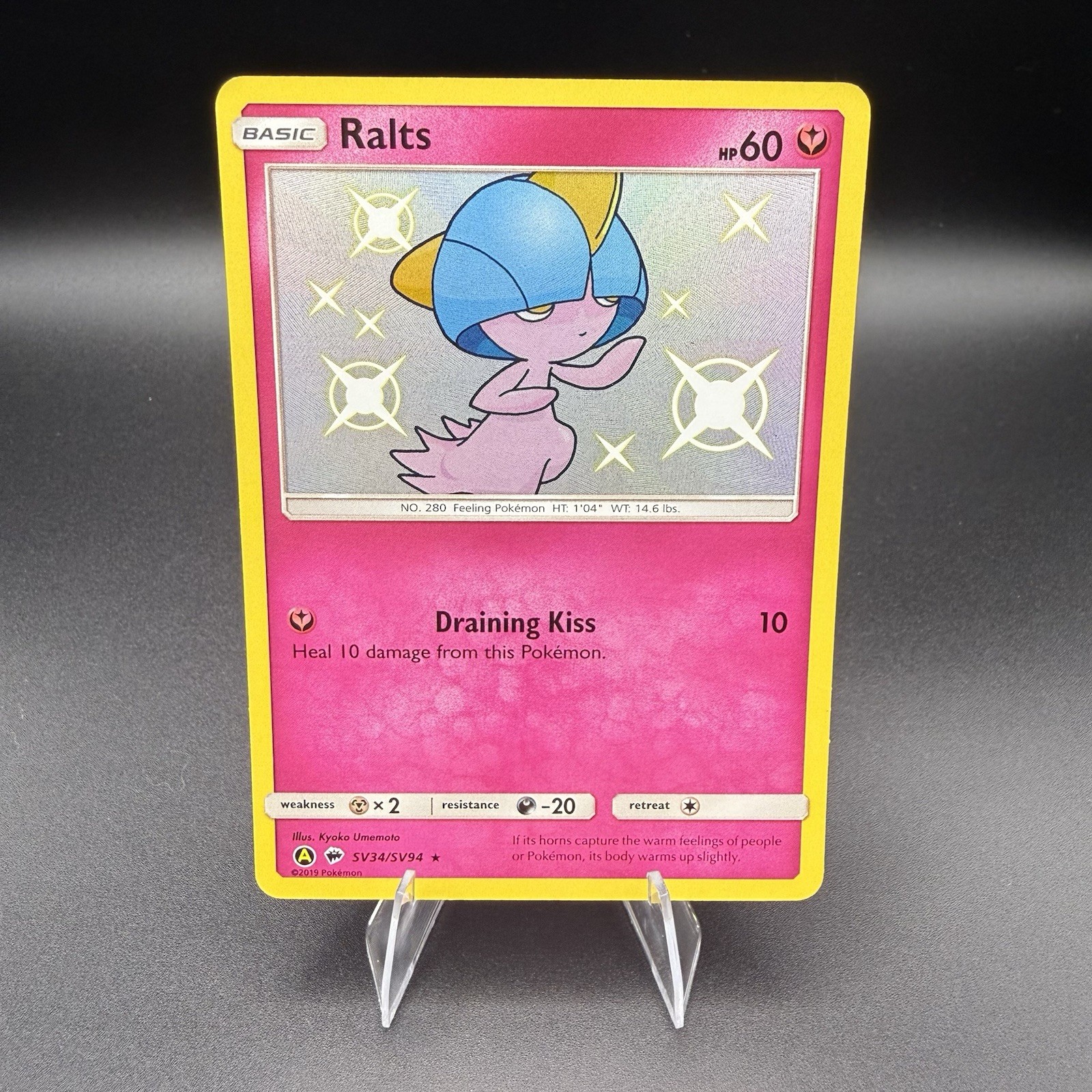 Ralts - SV34/SV94 - Hidden Fates Shiny Vault - Pokemon - Shiny Rare - NM