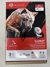 Seagate IronWolf 4TB 3.5" SATA Internal Hard Drive ST4000VN006 / 3CW104-500 -New