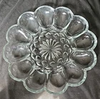 Anchor Hocking Precense Egg Plate Vintage from the 1940's