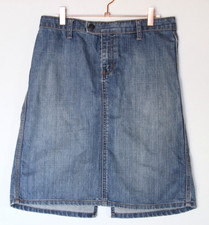 Vintage Y2K 2003 Gap Jeans Denim Pencil Skirt Size 4 Knee Length Country Retro