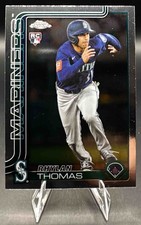 2025 Topps Chrome Update Rhylan Thomas #USC185 RC Mariners