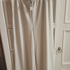 Victoria's Secret Beige Athleisure Pants Elastic Waist Women Solid Regular