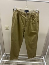 Vintage Polo Ralph Lauren Pleated Chino Slash Pockets rare