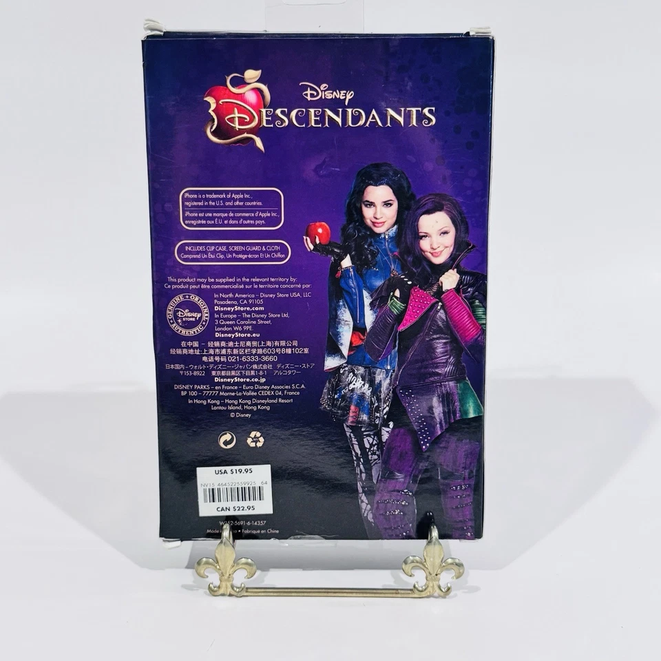 Nuevo Disney Descendants iPhone 6 Cartera Teléfono Estuche Negro Imitación Cuero Rojo Apple Foto 2 de 4