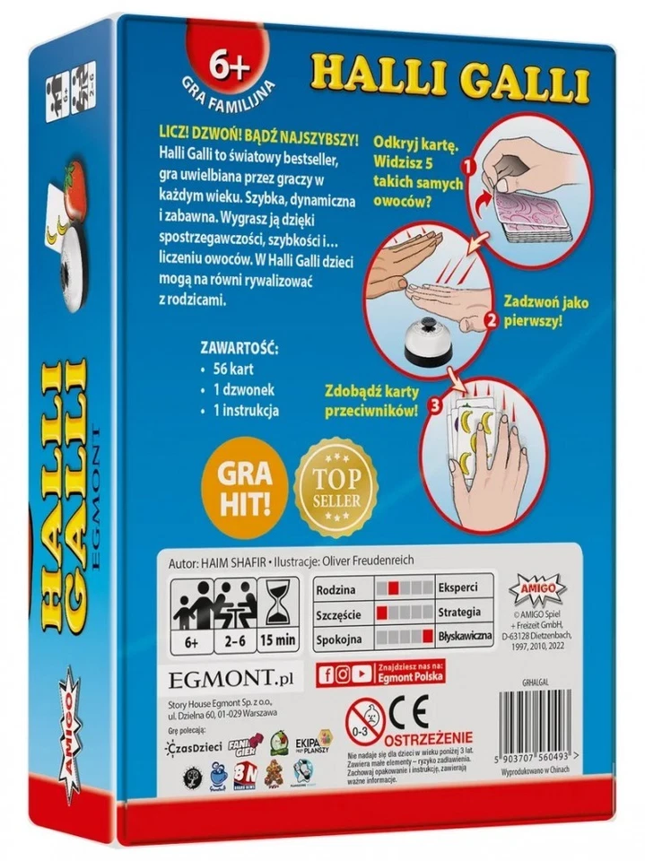 5903707560493 Halli Galli juego Egmont Foto 2 de 4