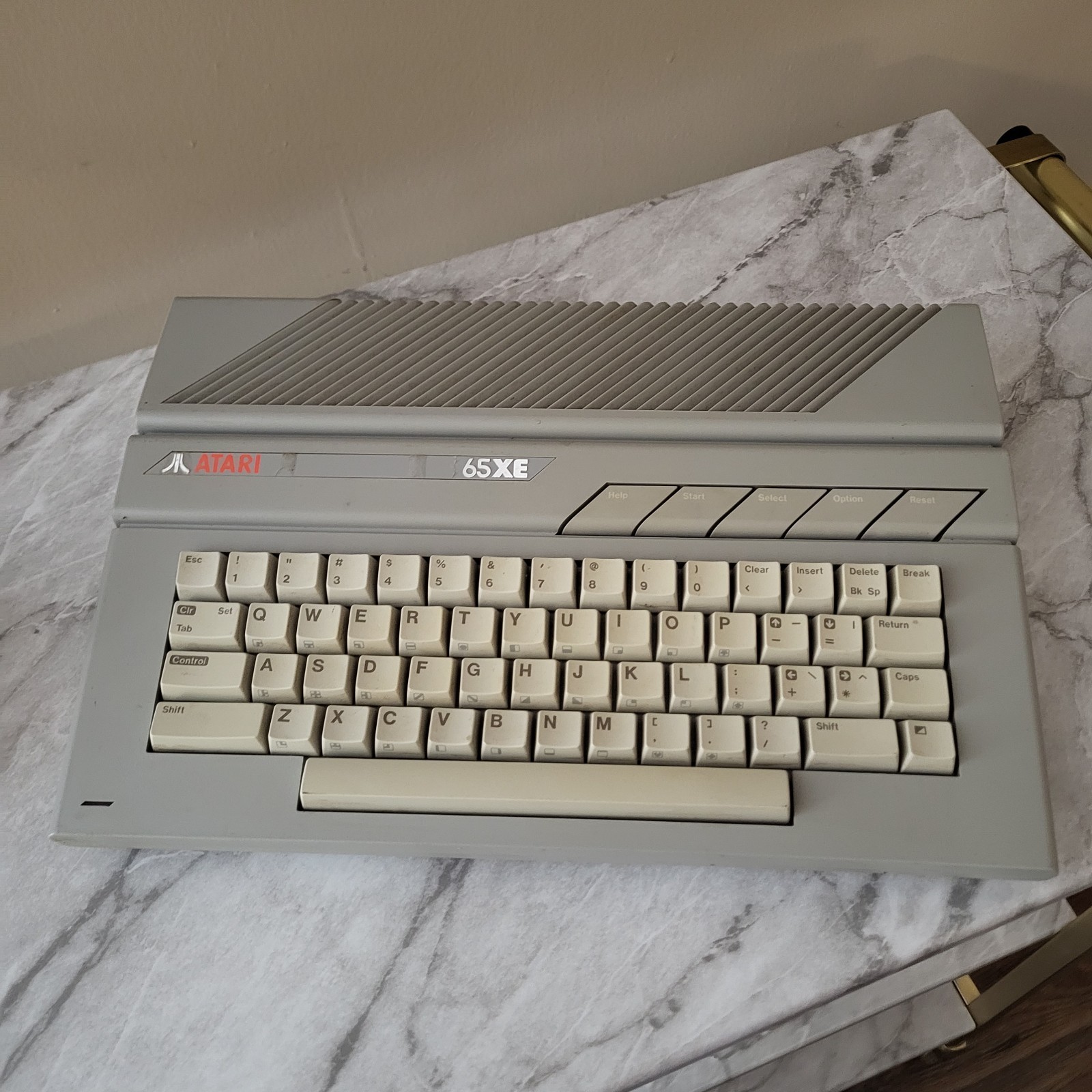 Vintage Atari 65XE 8-Bit Home Computer Grey Rare Clean Condition ...