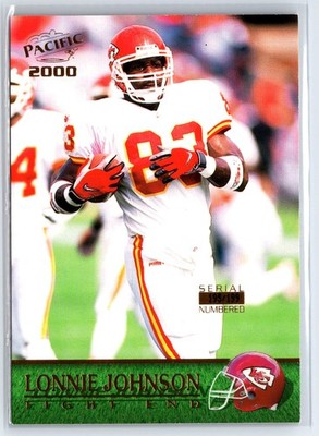 2000 Pacific Gold #182 Lonnie Johnson Chiefs /199