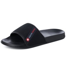 Alpine Swiss Athletic Slides For Men Flip Flop Sandals House Shoes Slippers For