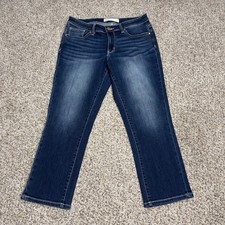 BKE Payton Women  s Universal Fit Mid-rise Straight Leg Crop 29 Fits 30 X 25