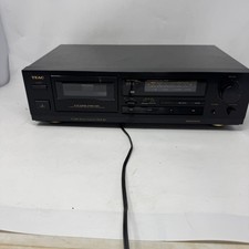 TEAC V-480 Stereo Cassette Deck, Cleaned Heads, TESTED  WORKING SEE VIDEO
