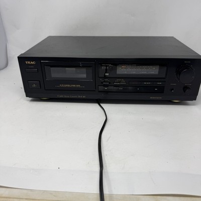 TEAC V-480 Stereo Cassette Deck, Cleaned Heads, TESTED & WORKING SEE VIDEO