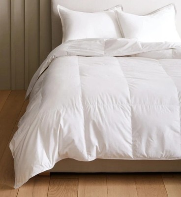 Quince Luxe White Goose Down Comforter Queen Full All Season READ