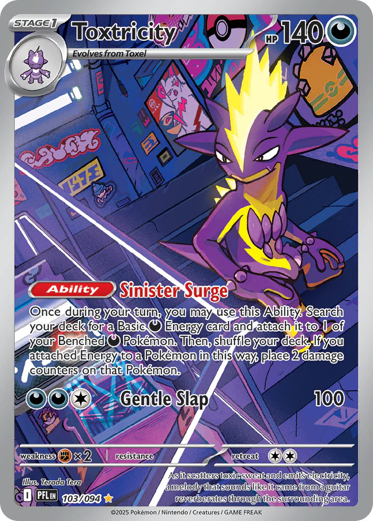 その他 Pokeman card Toxtricity 103/94 Illustration Rare | Phantasmal Flames | Pokemon
