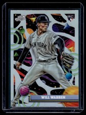 2025 Topps Chrome Cosmic Refractor Will Warren Rookie New York Yankees #23