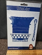 NEW Tattered Lace Metal Cutting Dies S Weightman VIOLET HAZE BASKET 470042