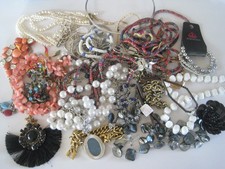 Costume Jewelry 2 Lb Necklace Bracelet Earring Cufflink Tangled Retro Bag 5