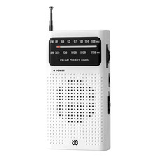 Emergency Survival Full-Band AA Battery Small Portable Radio Mini AM FM Pointer