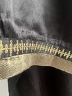 NWT Fabindia Cotton Satin PALAZZO IJAR Dress PANT WIDE LEG Black & Gold Brocade — photo 8