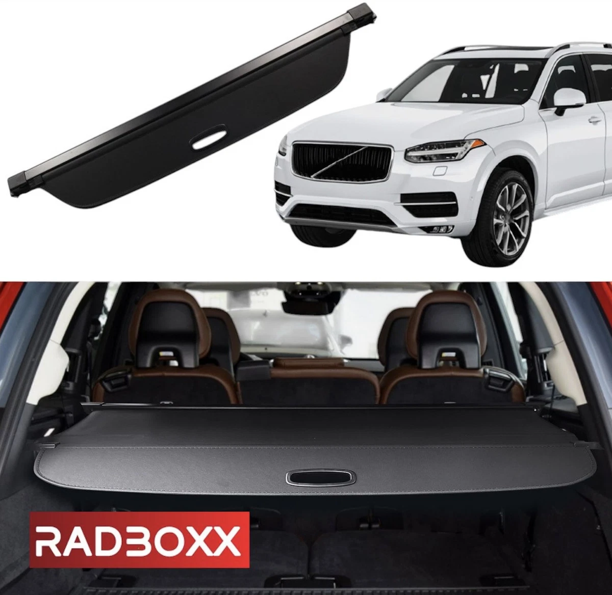 Tappetini Auto In Tessuto Per Volvo XC90 II (2015+) - Set Da 4 Pezzi, Colore Nero, Basic - 5