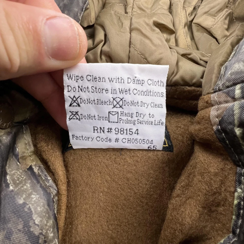 Stearns DryWear Jacket Mens 2XL Camo Hooded Insulated Hunting Waterproof Parka - Image 4 of 4