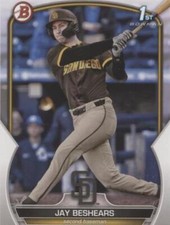 2023 Bowman Draft - Jay Beshears #BD-166 (RC)