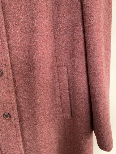 Cappotto Mauve Vintage Montello del New England Mackintosh Miscela Lana Con Sciarpa In perfette condizioni 18 - Foto 5 di 14