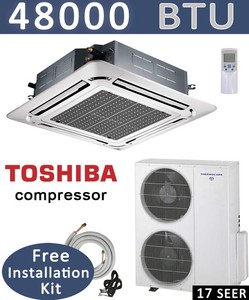 4 Ton Ductless Mini Split Air Conditioner Heat Pump Ceiling