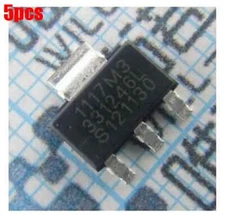 5Pcs Low Dropout SOT223 3.3V 800Ma SPX1117M3-L-3-3 Voltage Regulator Exar DE3 ik