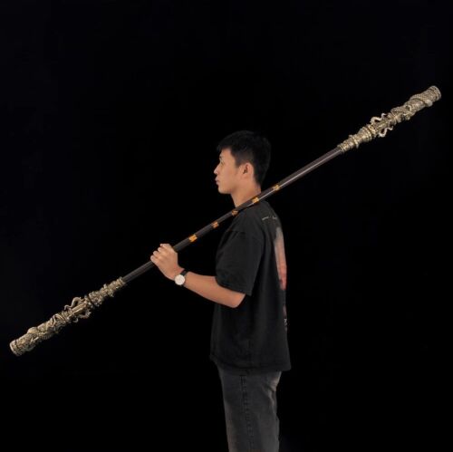 Black Myth Heavy Duty Mtal Wukong Ruyi Jinggubang Strong Monkey King Staff - Picture 3 of 6