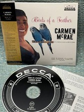 ⭐ CARMEN McRAE - BIRDS OF A FEATHER CD 2002 MINI ALBUM DECCA JAZZ REMASTERED OBI