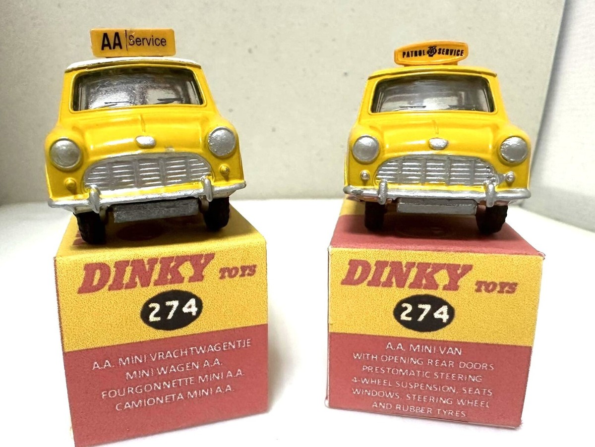 DINKY TOYS A.A. MINI VAN 274 ロードサービスミニバン DINKY TOYS A.A. MINI VAN 274 ロードサービスミニバン