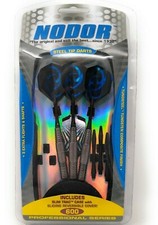 Nodor 20 22g Steel Tip Tungsteel Darts Set w/ Case 3 Extra Flights 3 Pack