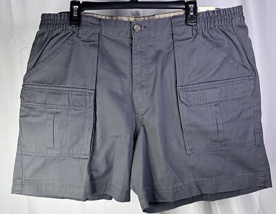 Mens NWT NOS SEARS Outdoor Life “EXPLORER” Shorts Sz 40 Dark Gray Pockets 