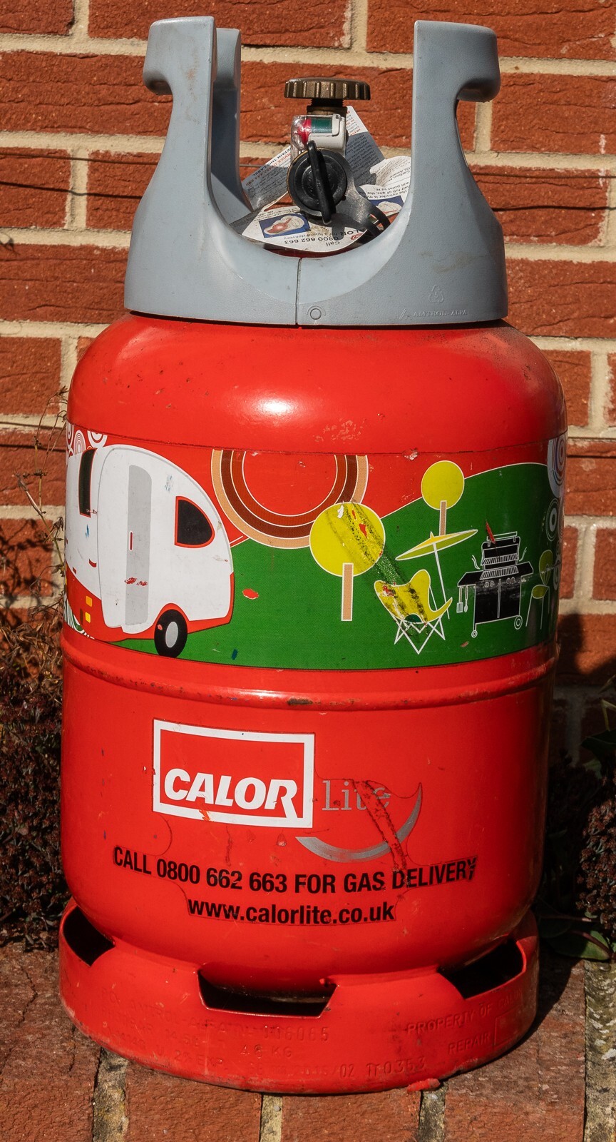 Calor Gas Bottle Propane Lite 6kg 3/4 full eBay