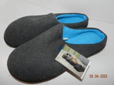 RockDove Mens Original Two-Tone Memory Foam Slippers Home Shoes Rubber L 11-12