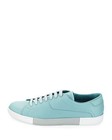 100% AUTHENTIC NEW MEN PRADA VITELLO GOLF TURQUOISE SNEAKERS UK 7/US 8 D — photo 2