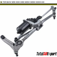 Windshield Wiper Linkage Assembly w/ Motor for BMW E90 325i 328i 330i 335d Front