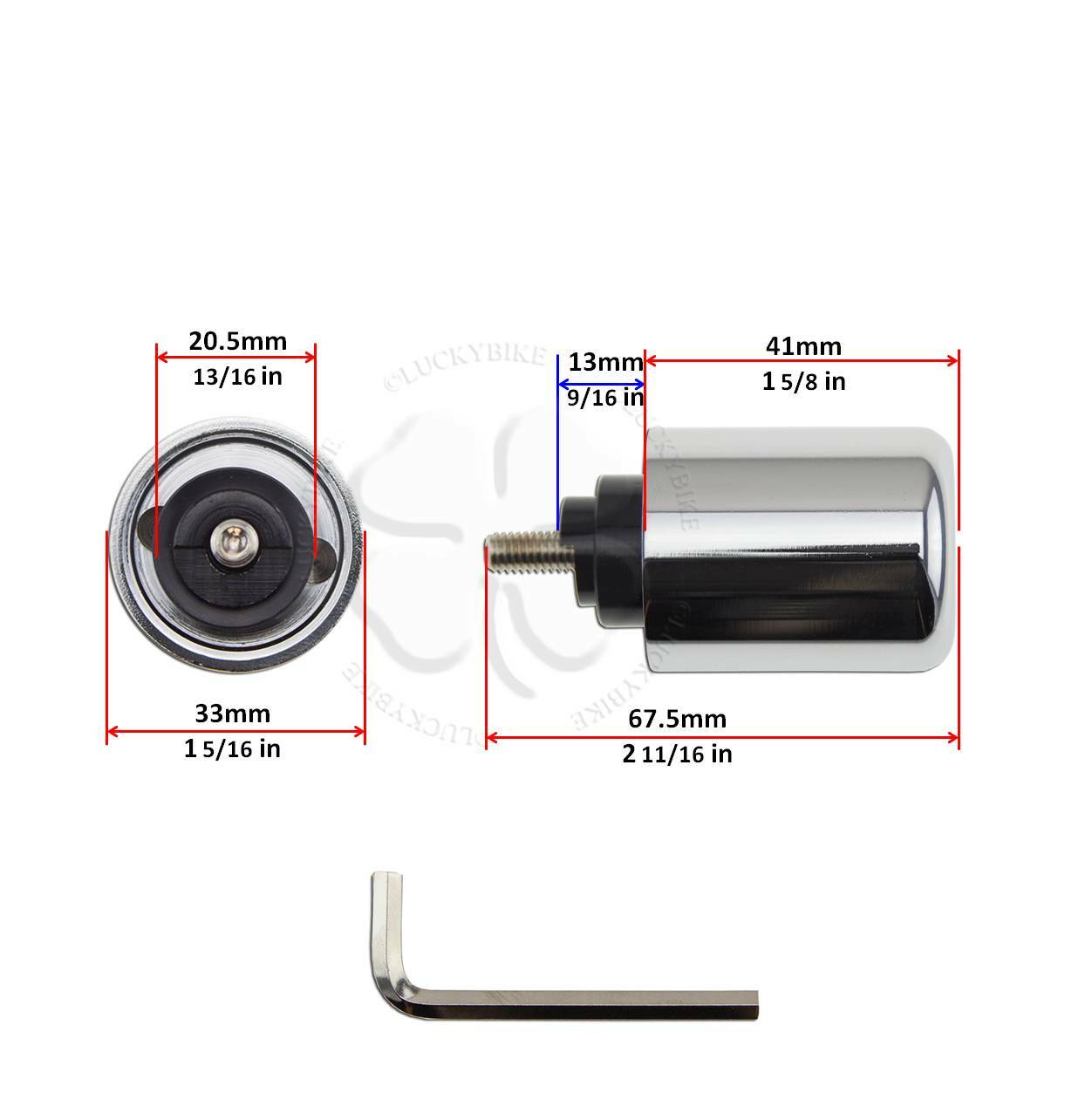 Anti Vibration Handle Bar End Chrome For Honda CBR Slug Weight Slider Reducing