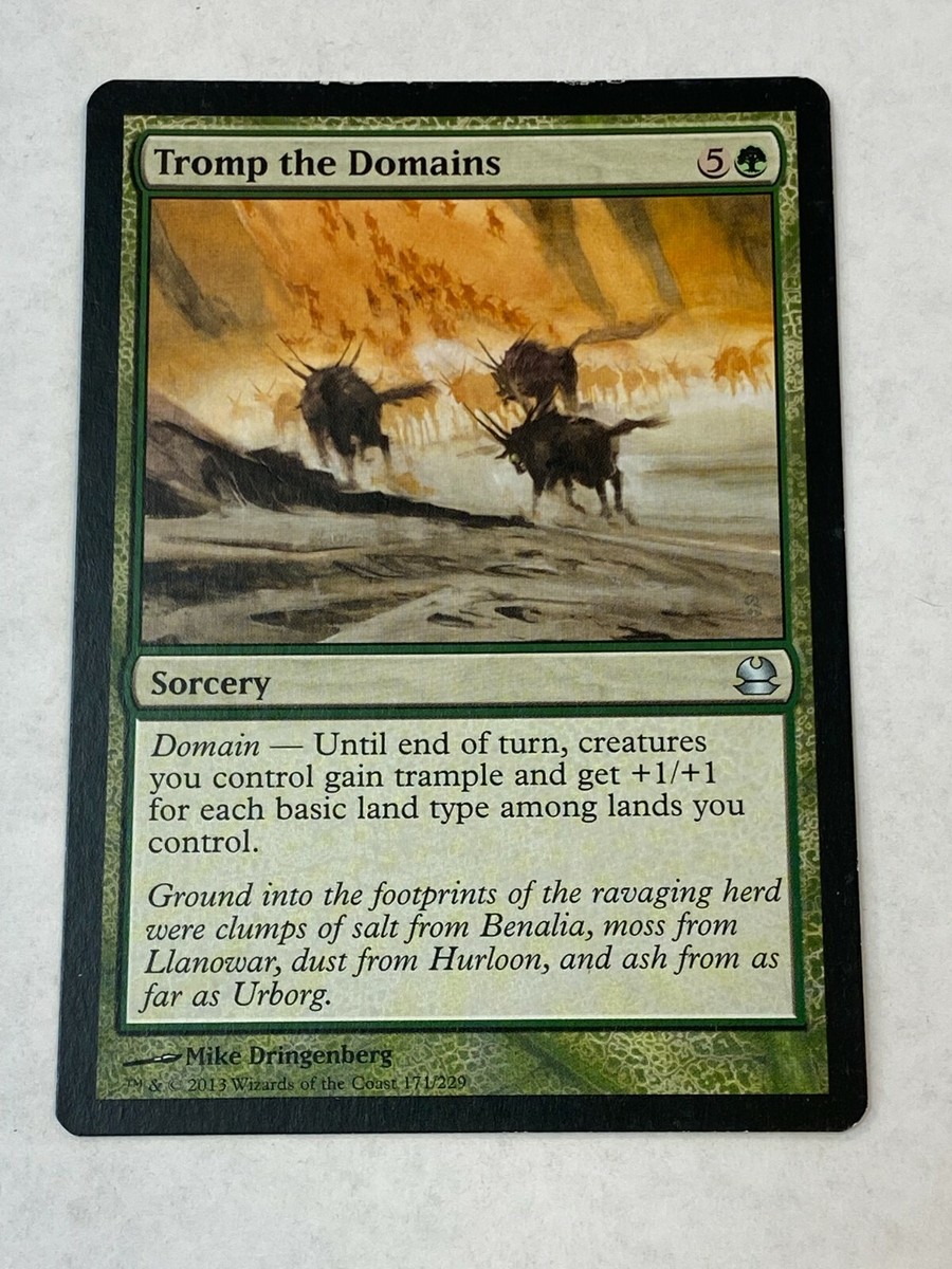 Tromp the Domains - Magic the Gathering MTG Modern Masters Single Card Tromp the Domains - Magic the Gathering MTG Modern Masters Single Card