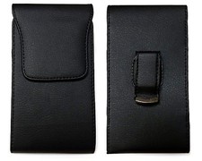 Vertical Belt Clip Holster Leather Pouch Cover Case for Alcatel OneTouch Idol 3